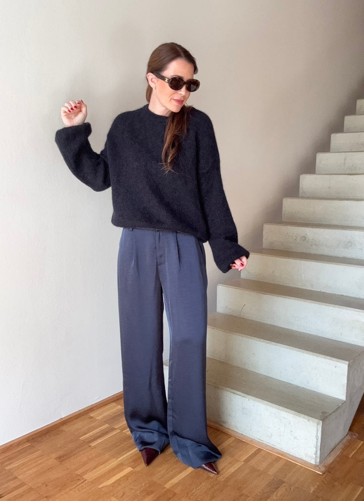 Verspielter Pullover - Navy