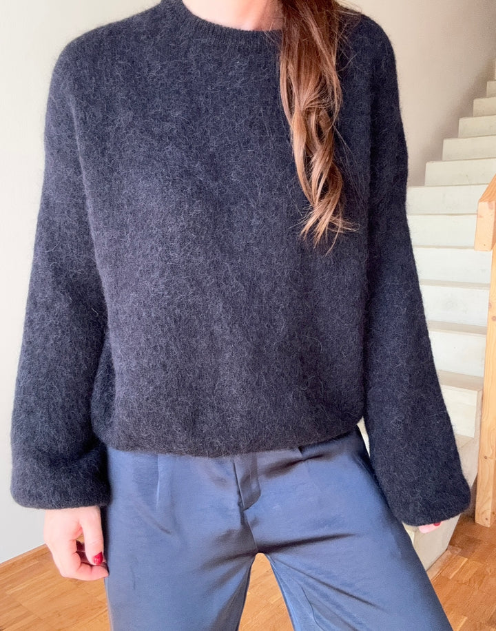 Verspielter Pullover - Navy