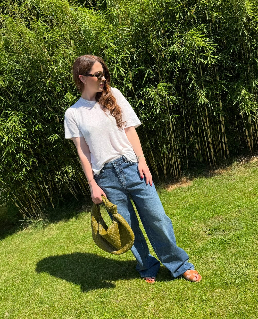 Weite Jeans - Blau