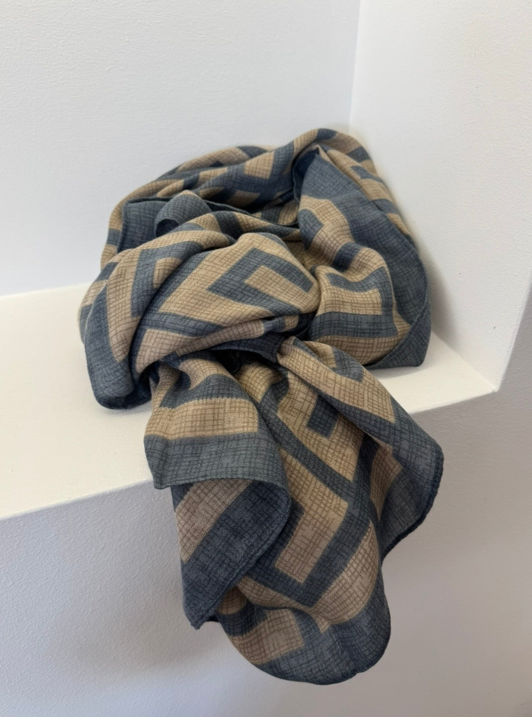 Dünner Schal - Blau