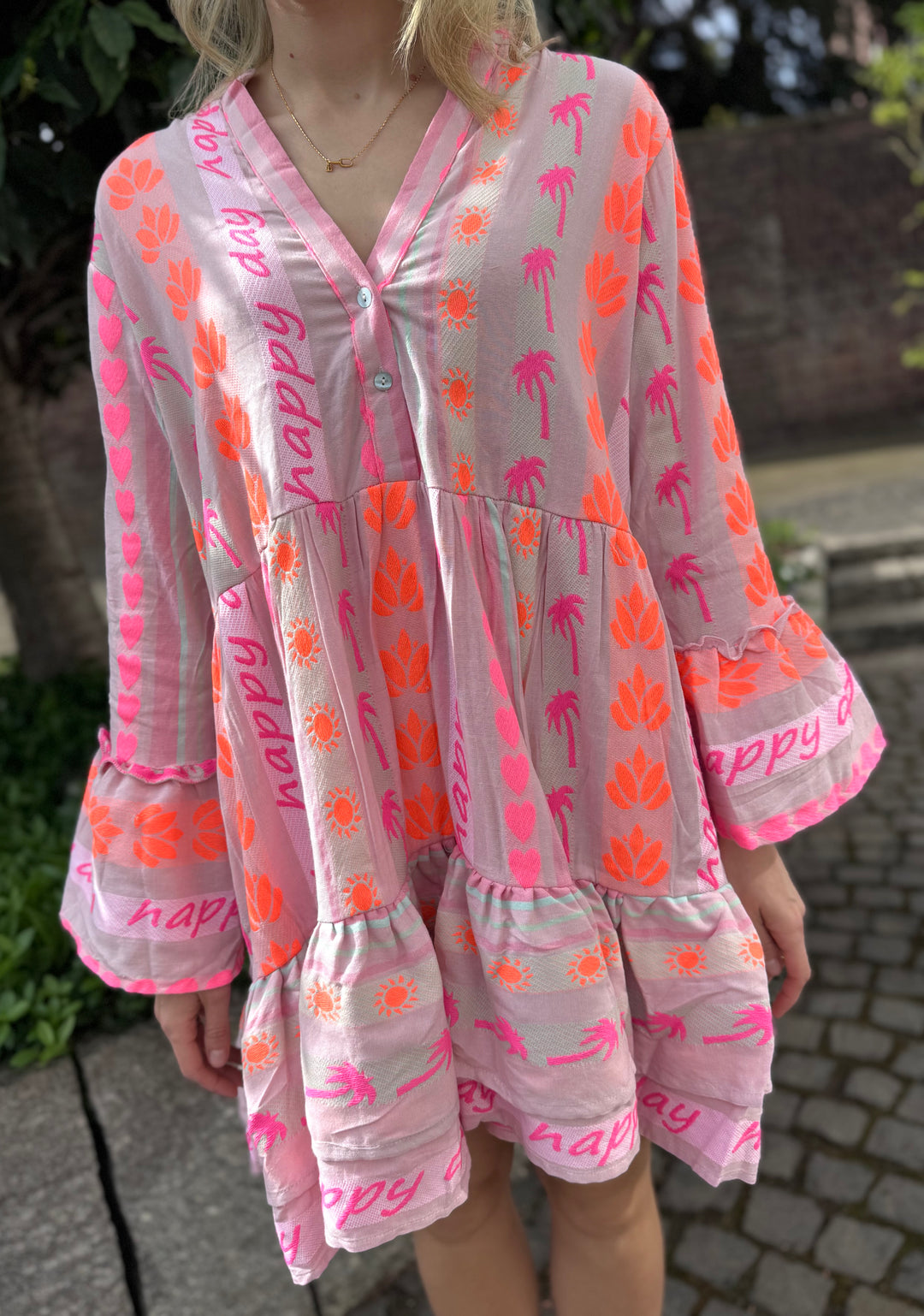 Verspieltes Kleid - Pink