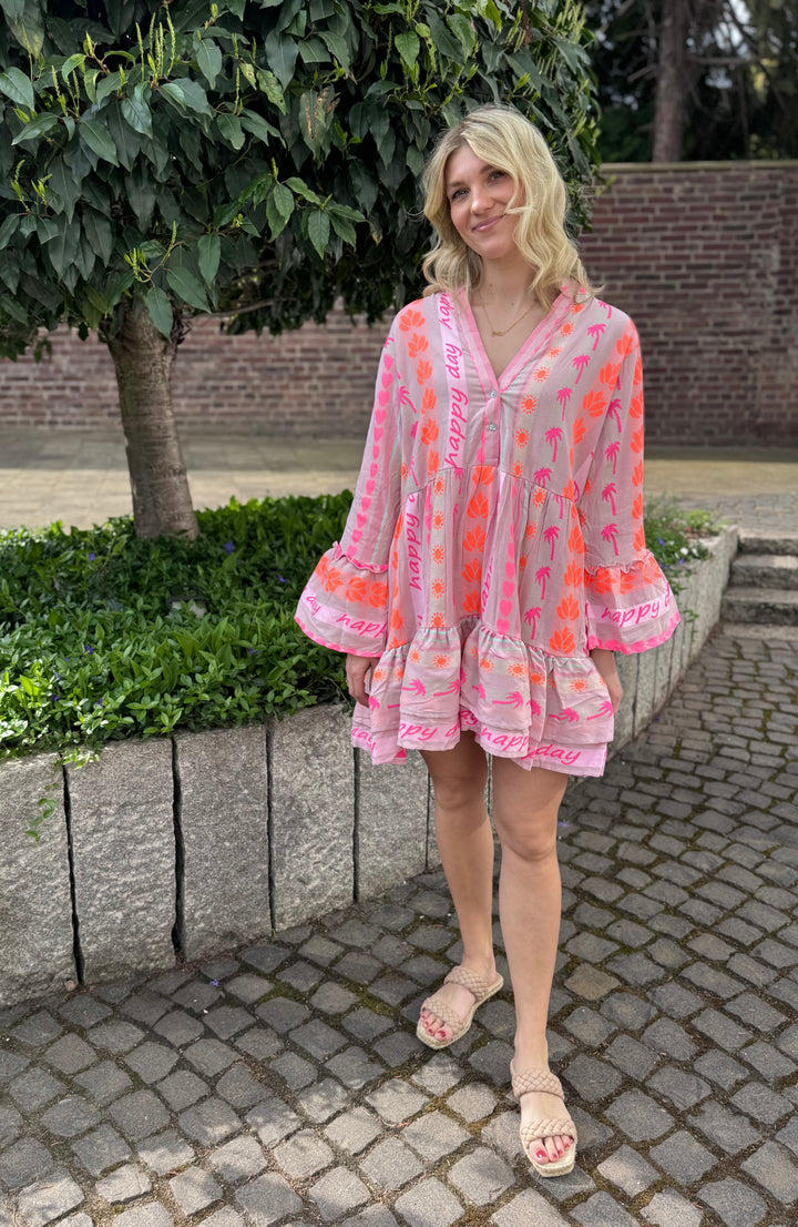 Verspieltes Kleid - Pink