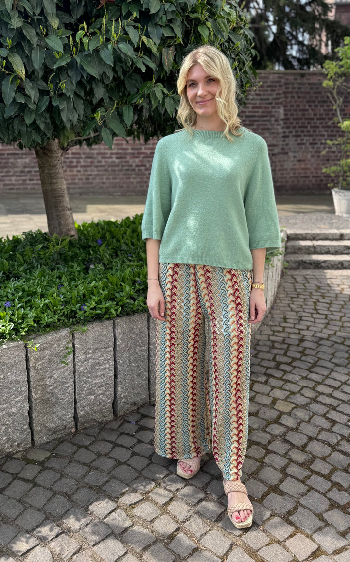 Strickhose - Burgunder