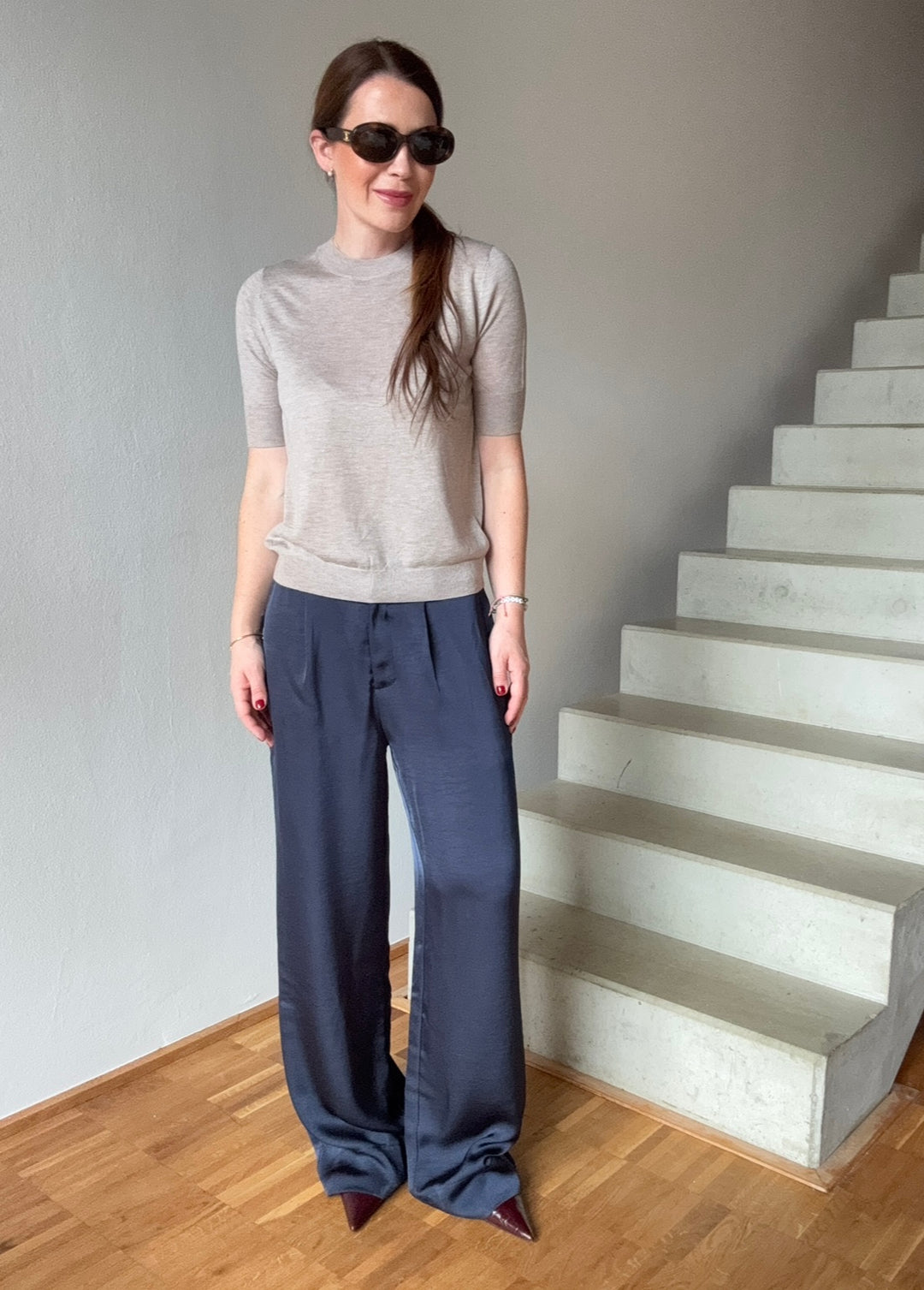 Basic-Shirt - Beige