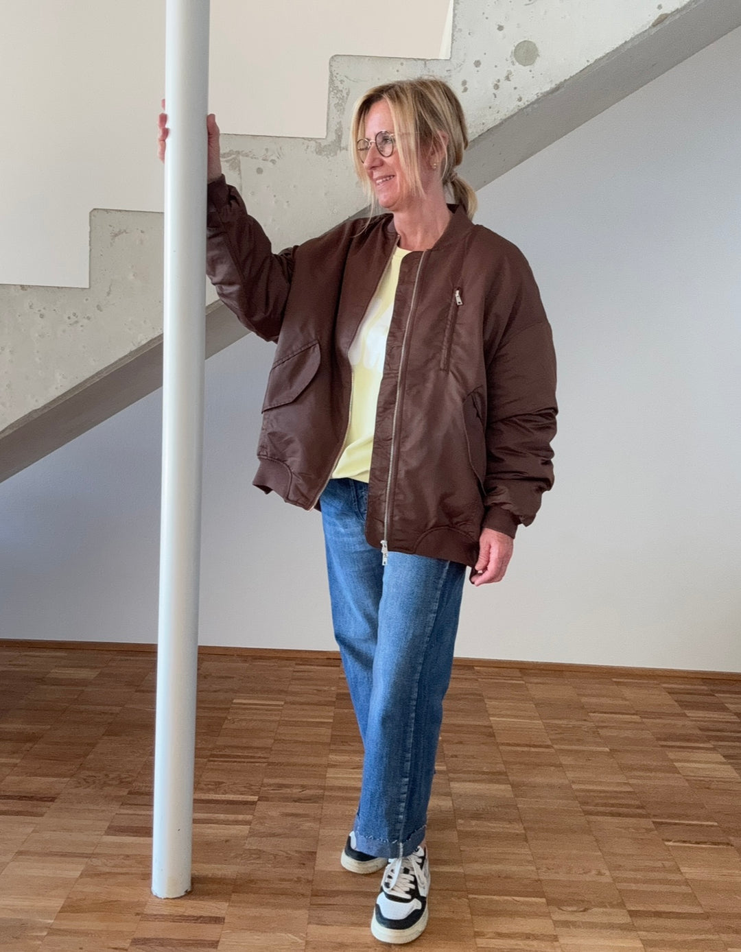Bomberjacke - Schoko