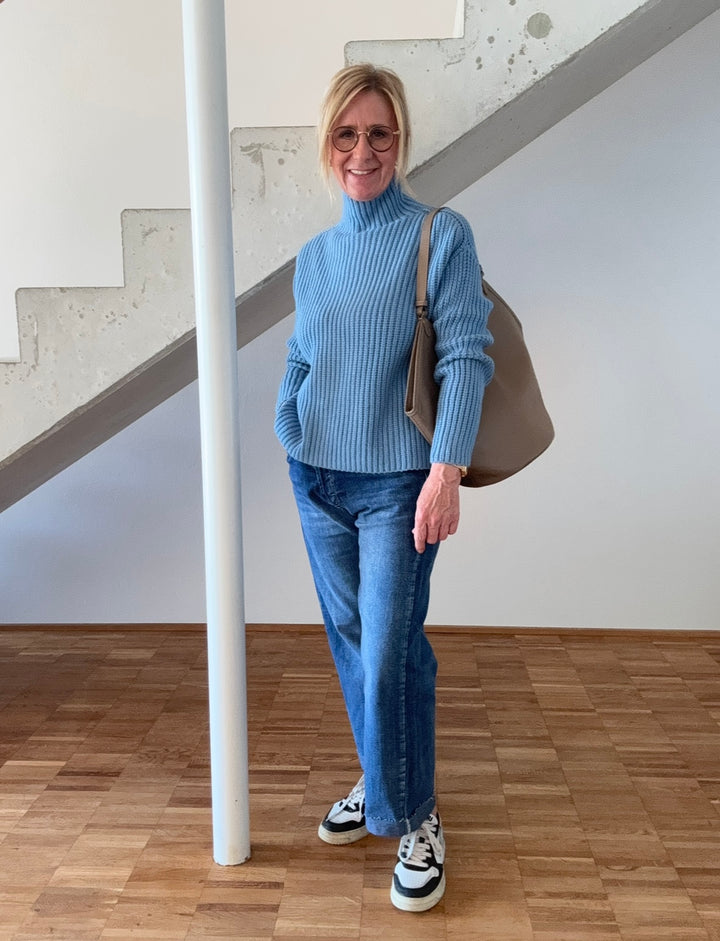 Weite Jeans - Blau