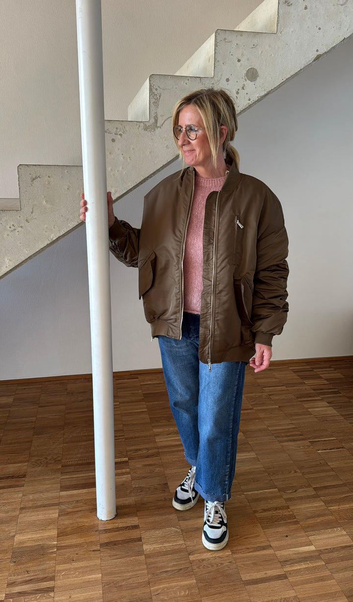 Bomberjacke - Braun