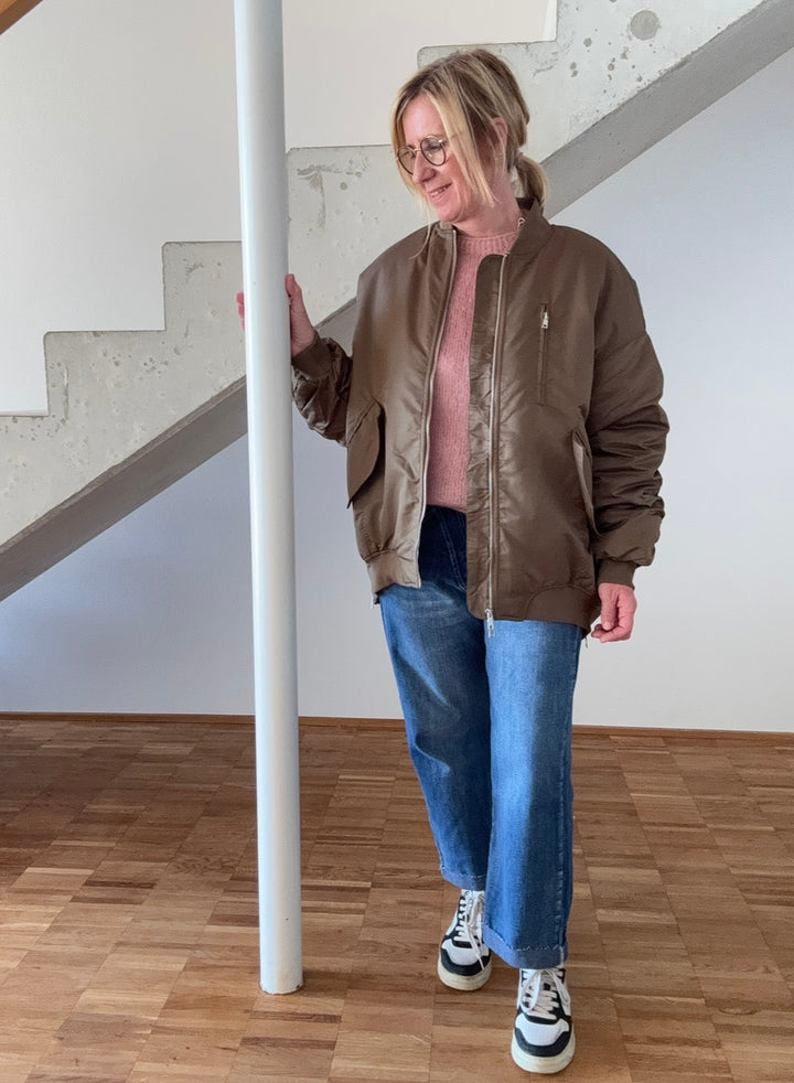 Bomberjacke - Braun