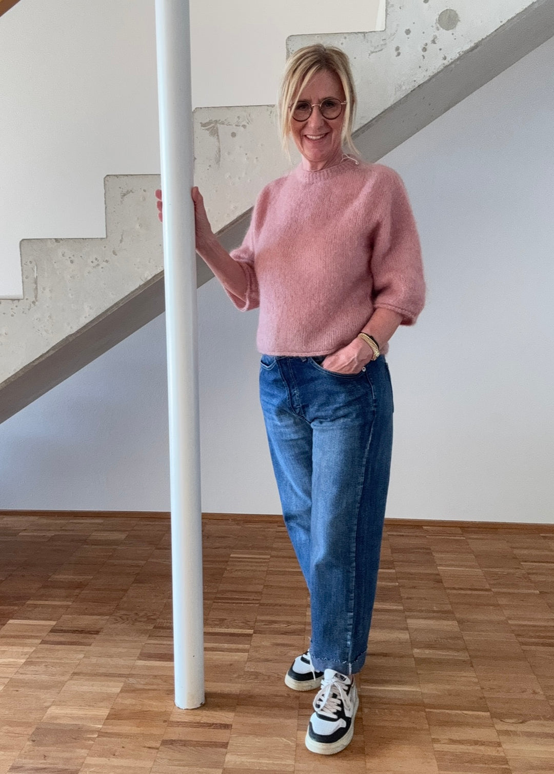 Mohair-Shirt - Rose