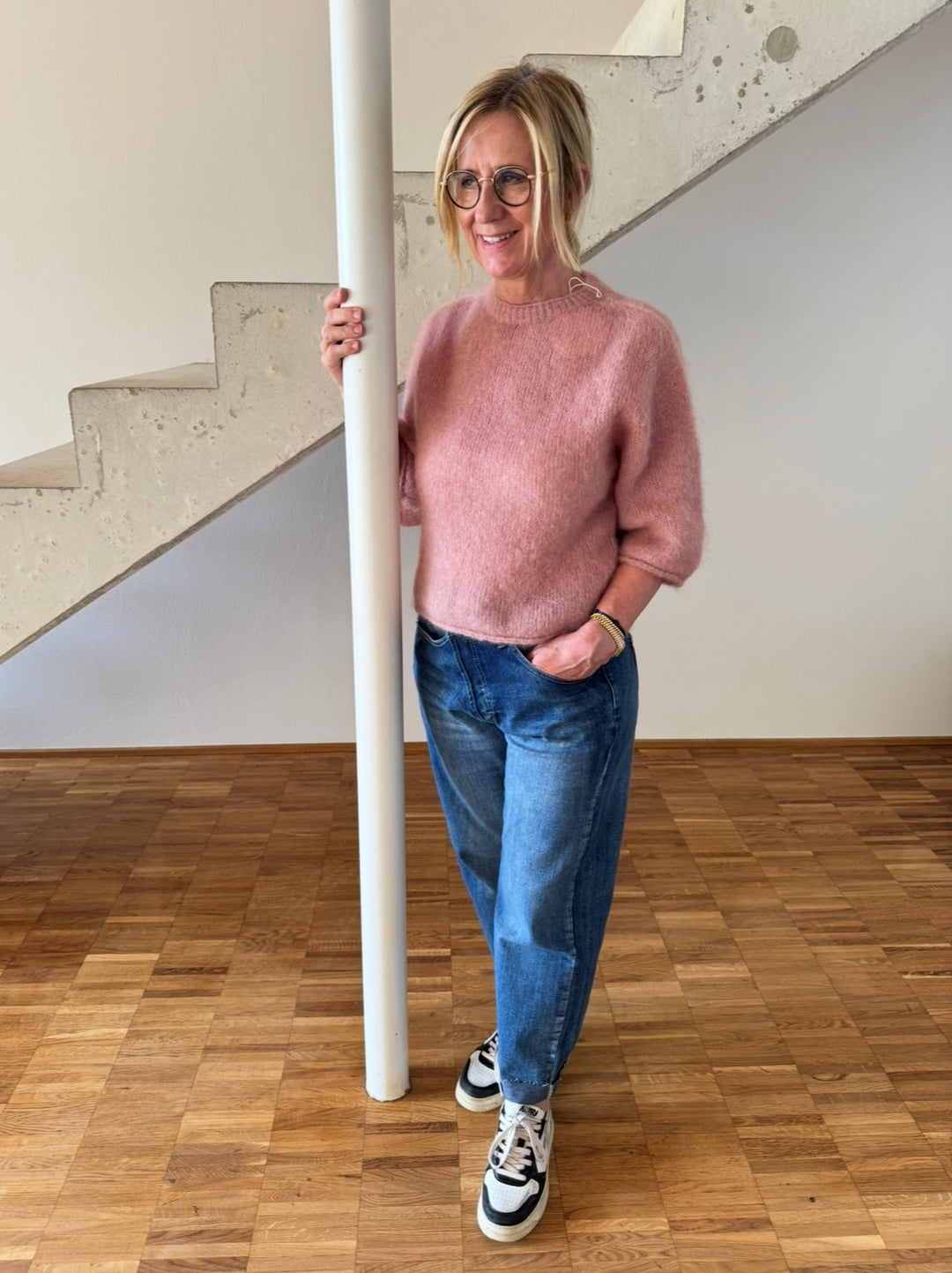 Mohair-Shirt - Rose
