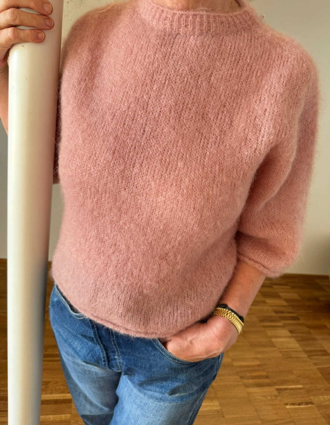 Mohair-Shirt - Rose