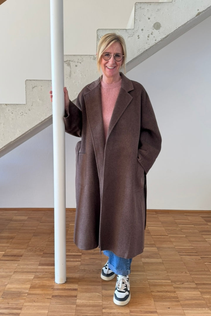 Oversize-Mantel - Schoko