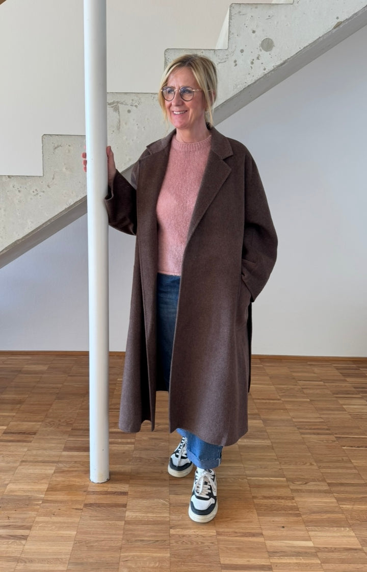 Oversize-Mantel - Schoko