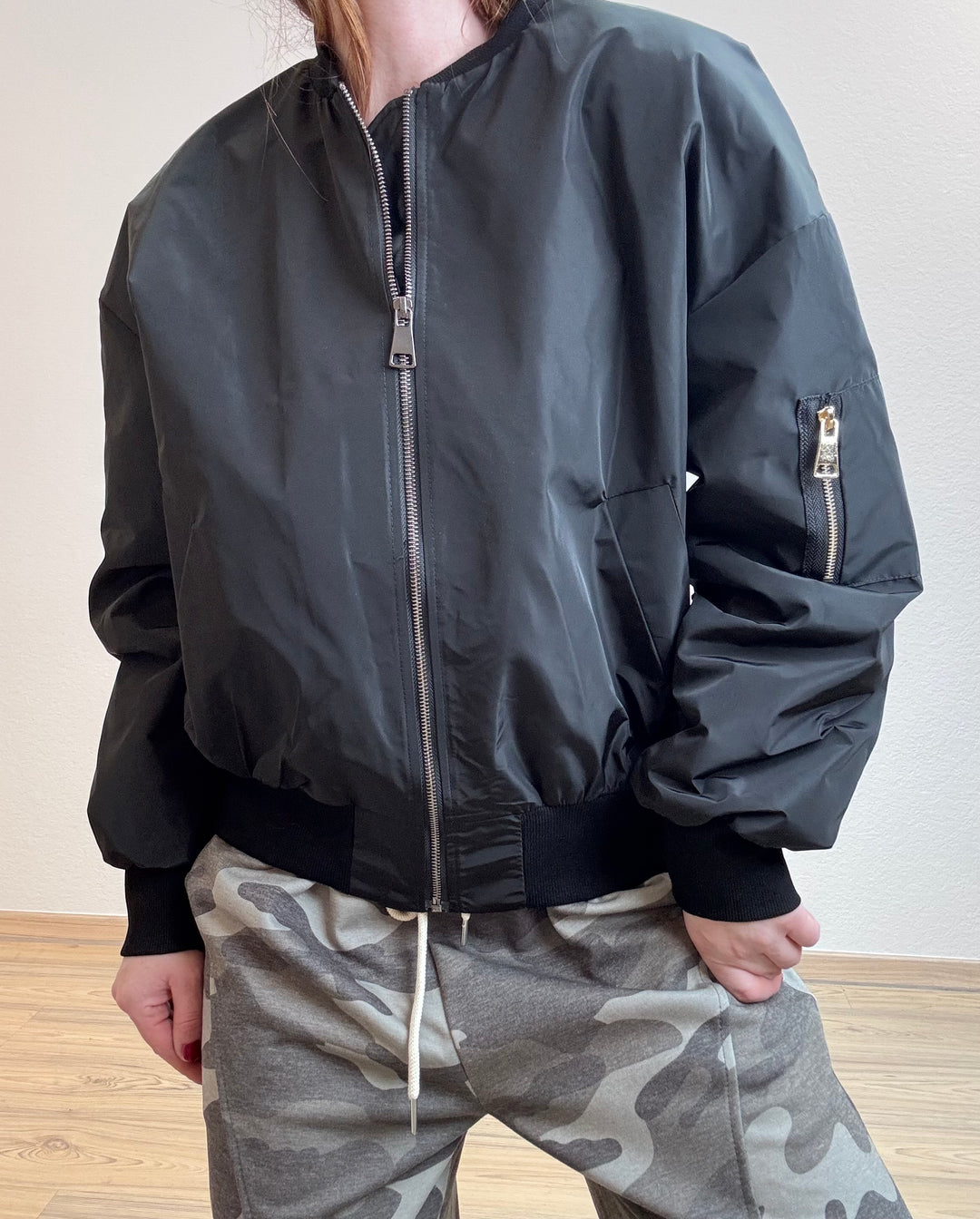 Blousonjacke - Schwarz