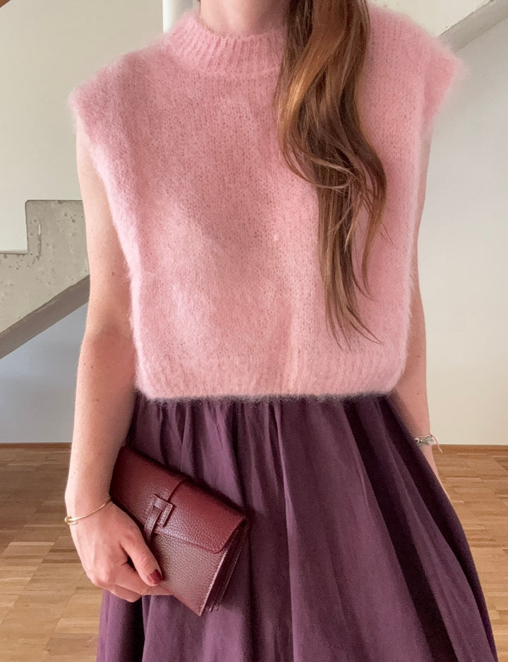 Mohair-Pullunder - Rosa