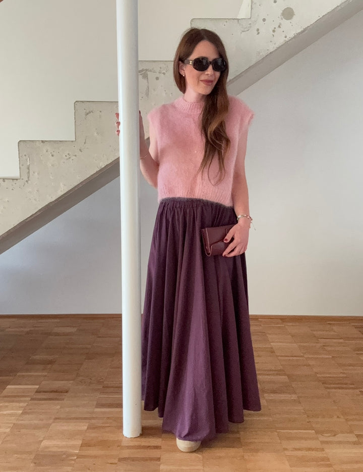 Mohair-Pullunder - Rosa