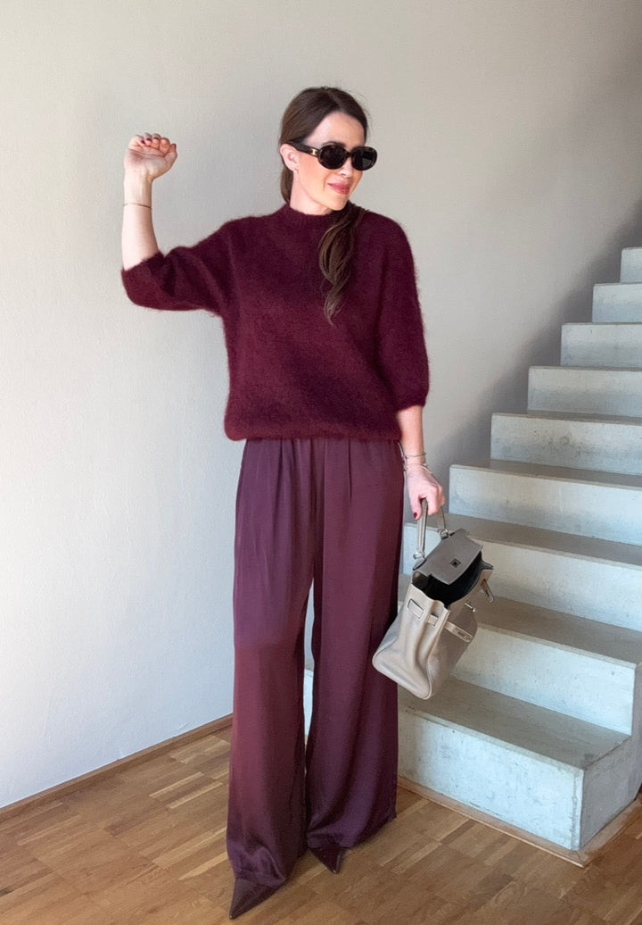 Mohair Shirt - Burgunder