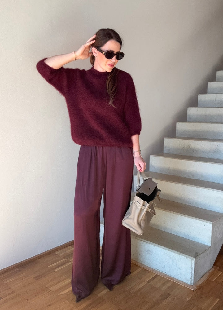 Mohair Shirt - Burgunder