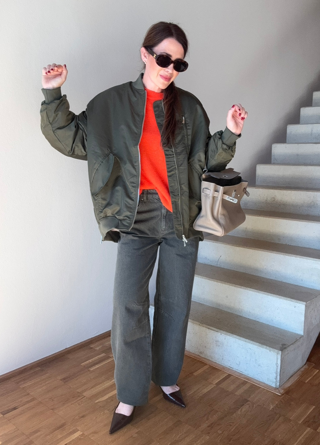 Bomberjacke - Khaki