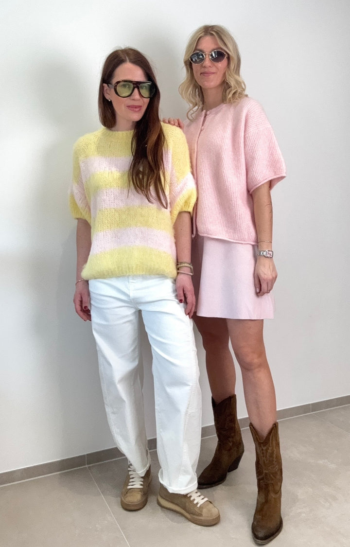 Shirt gestreift - Gelb