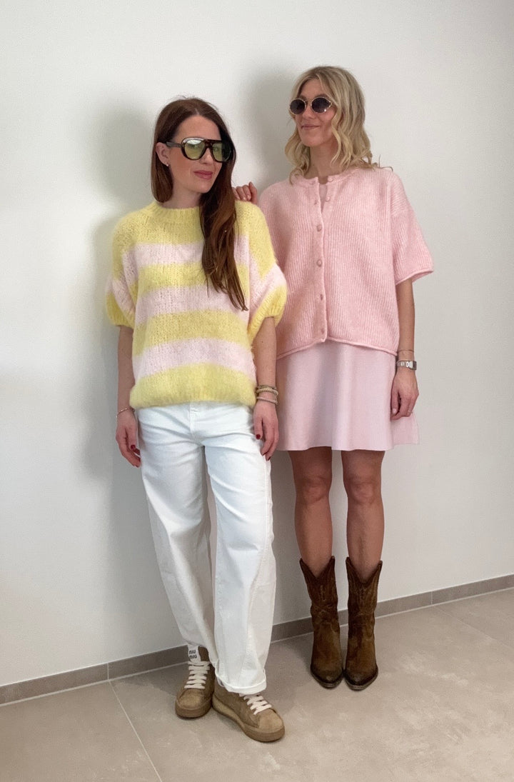 Shirt gestreift - Gelb