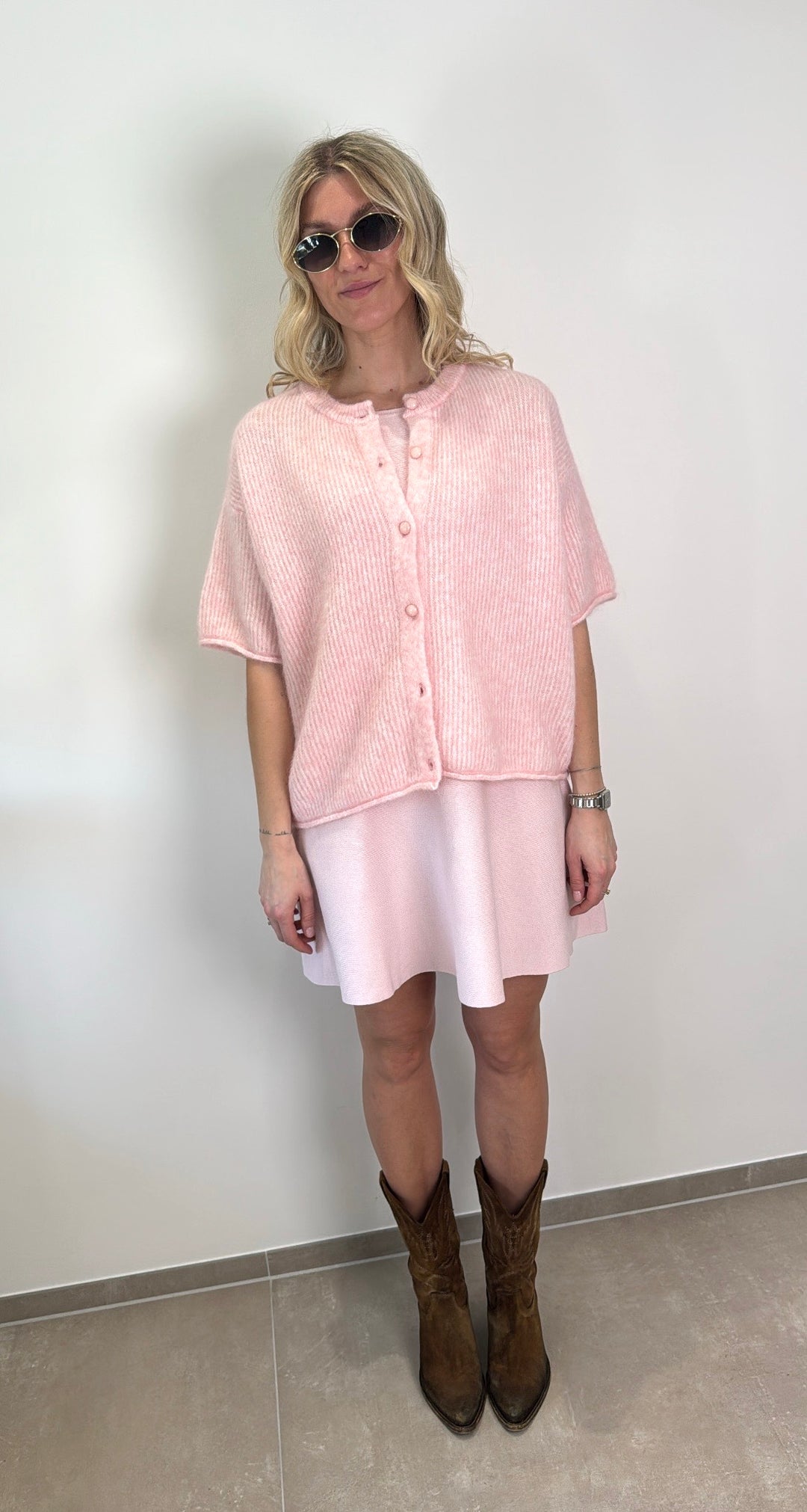 Trägerkleid - Rosa