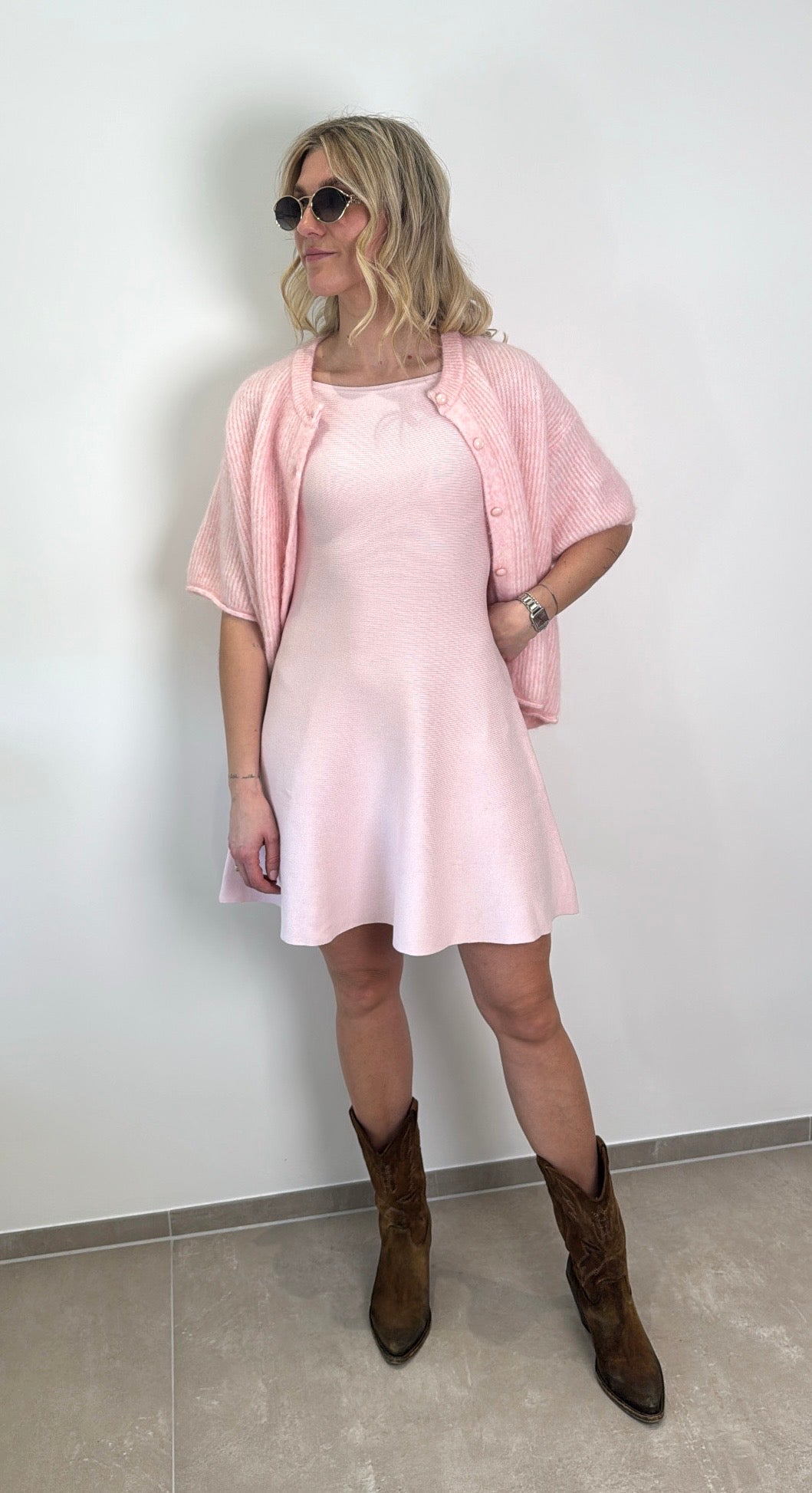Trägerkleid - Rosa