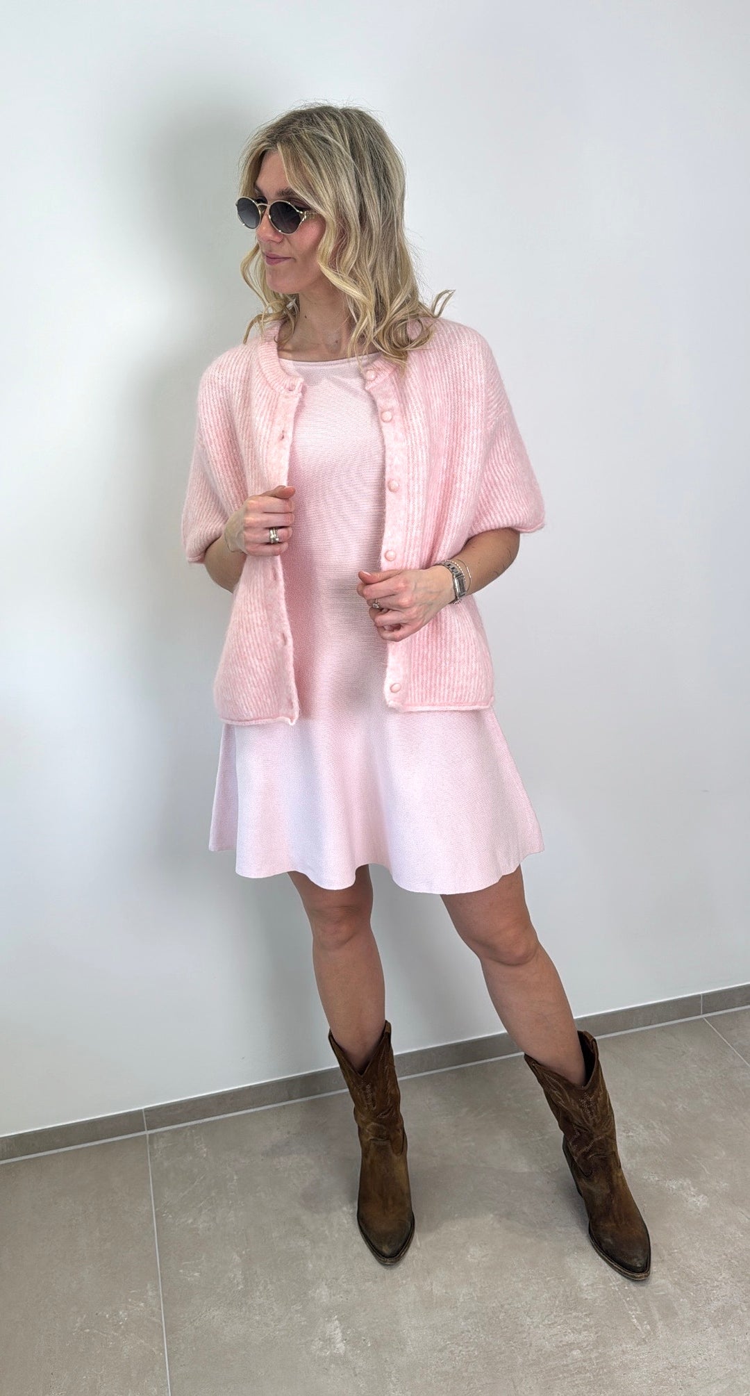 Trägerkleid - Rosa