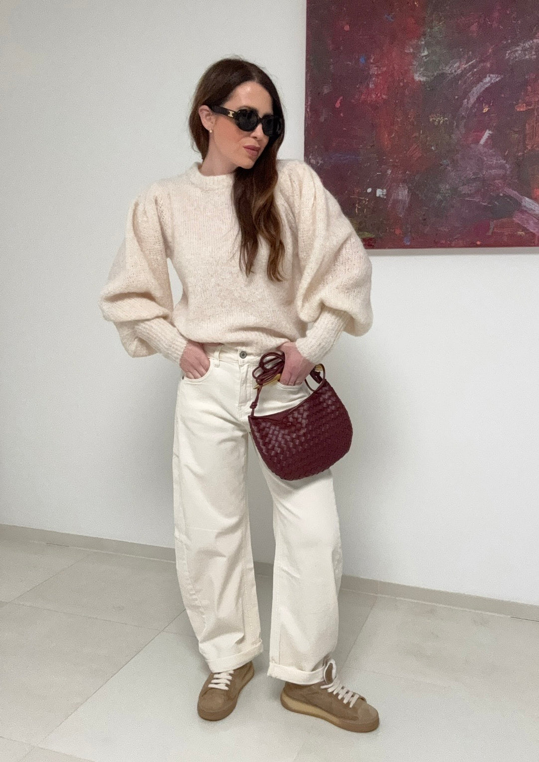 Balloon Jeans - Creme