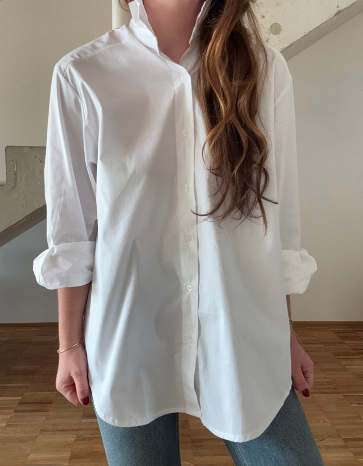 Oversize Bluse - Weiß