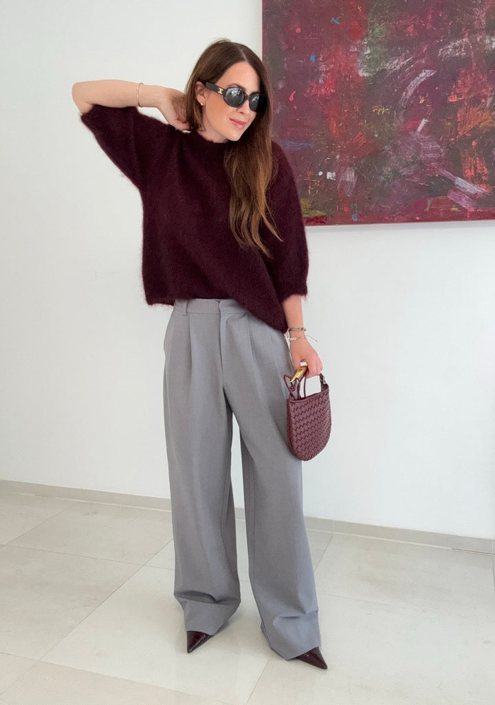 Stoffhose - Grau
