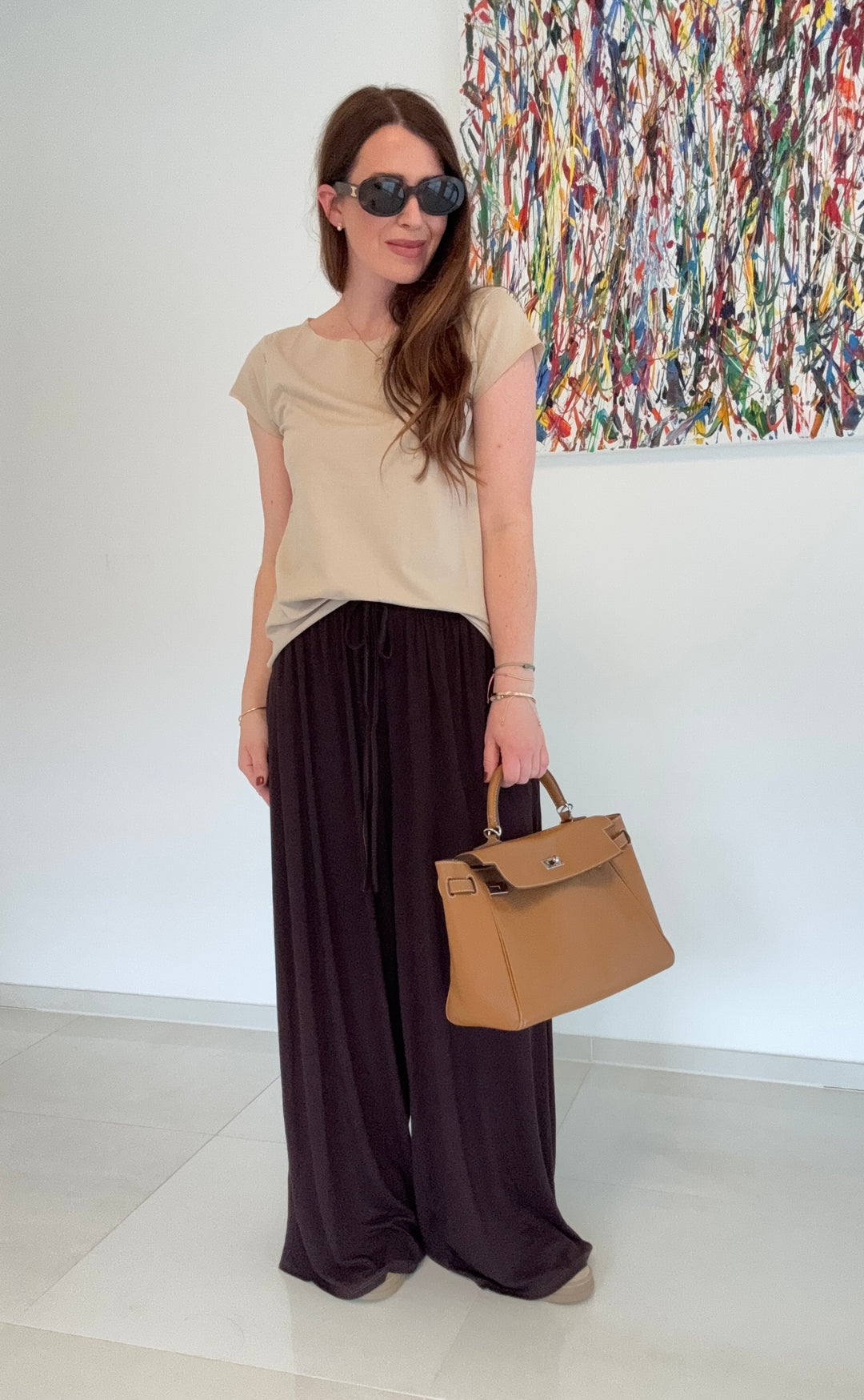 Shirt aus Baumwolle - Beige