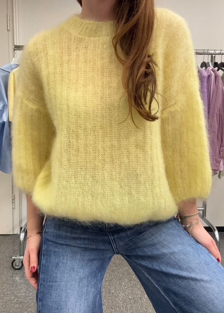 Mohair-Shirt - Gelb
