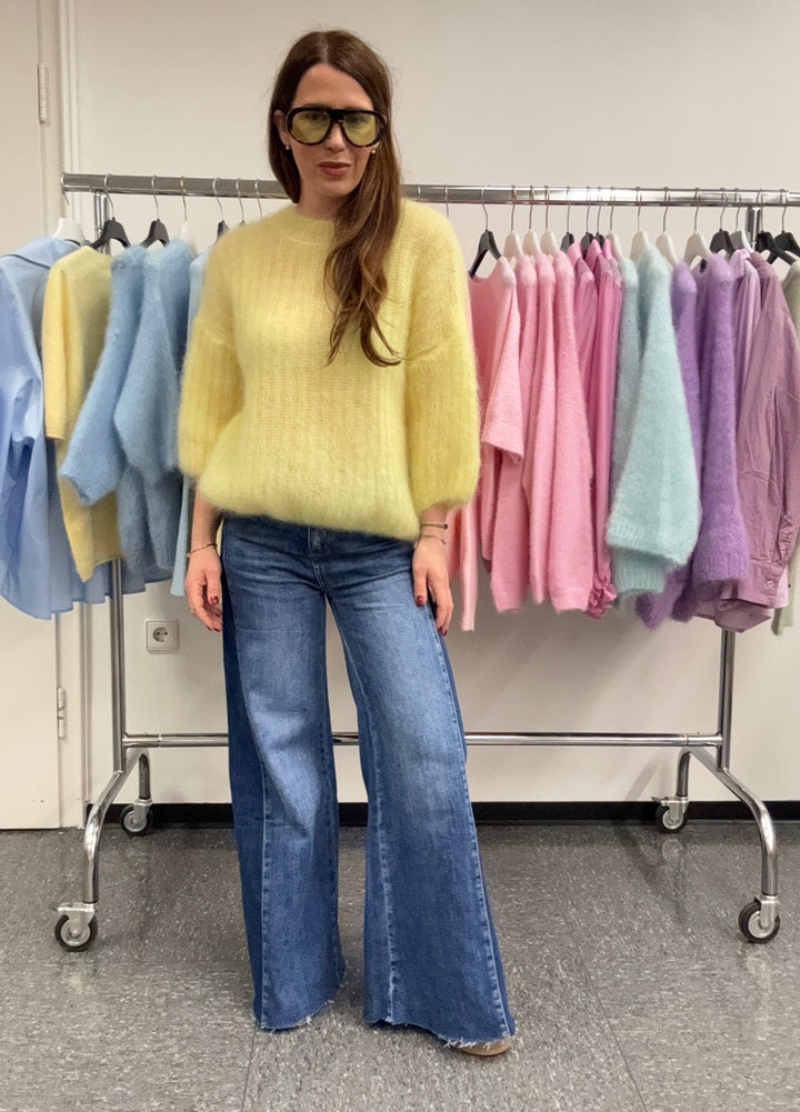 Mohair-Shirt - Gelb