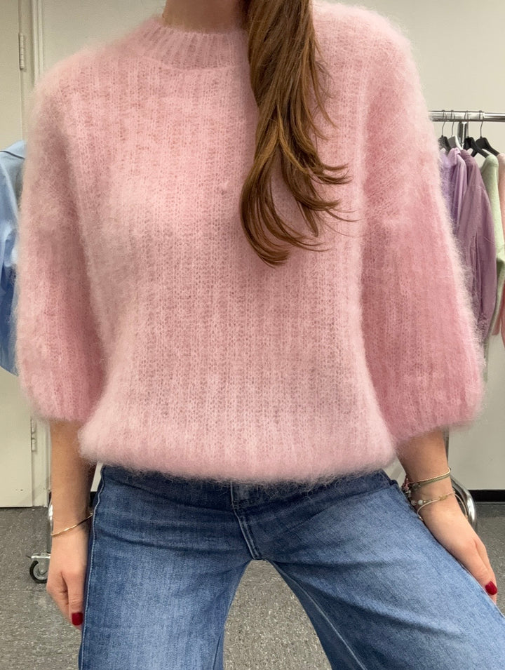 Mohair-Shirt - Rosa