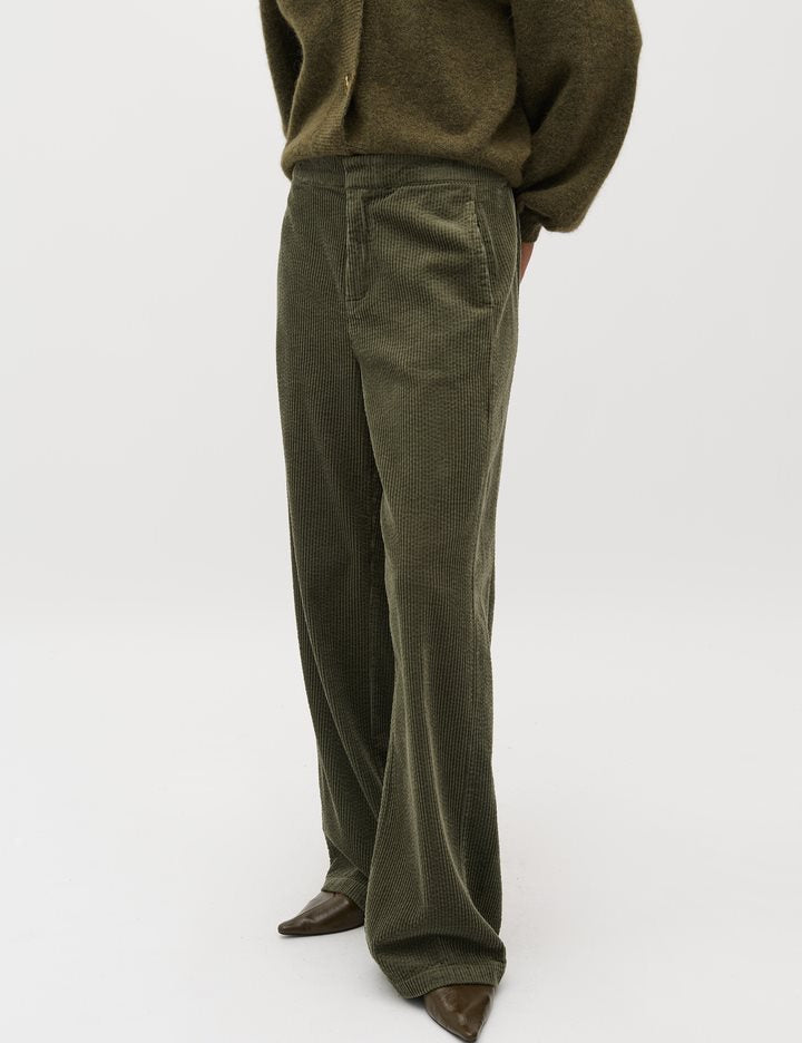 Cordhose - Grün