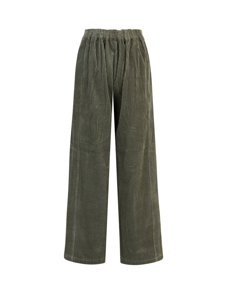 Cordhose - Grün