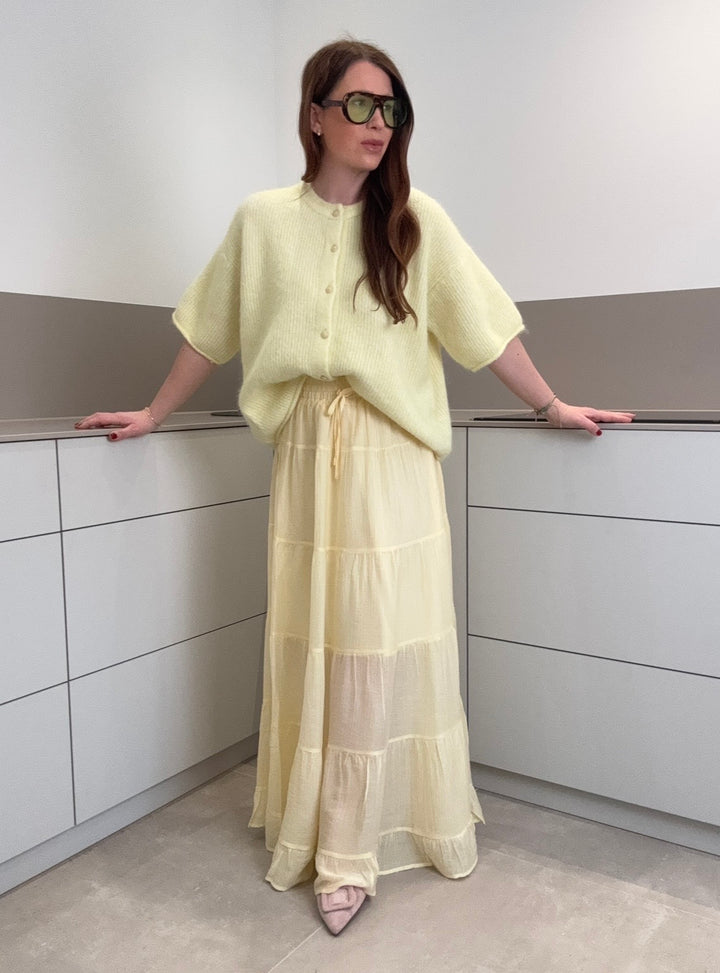 Maxi-Skirt - Gelb