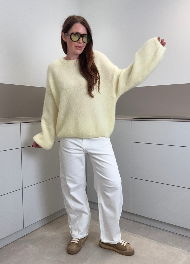Alpaka Pullover - Gelb