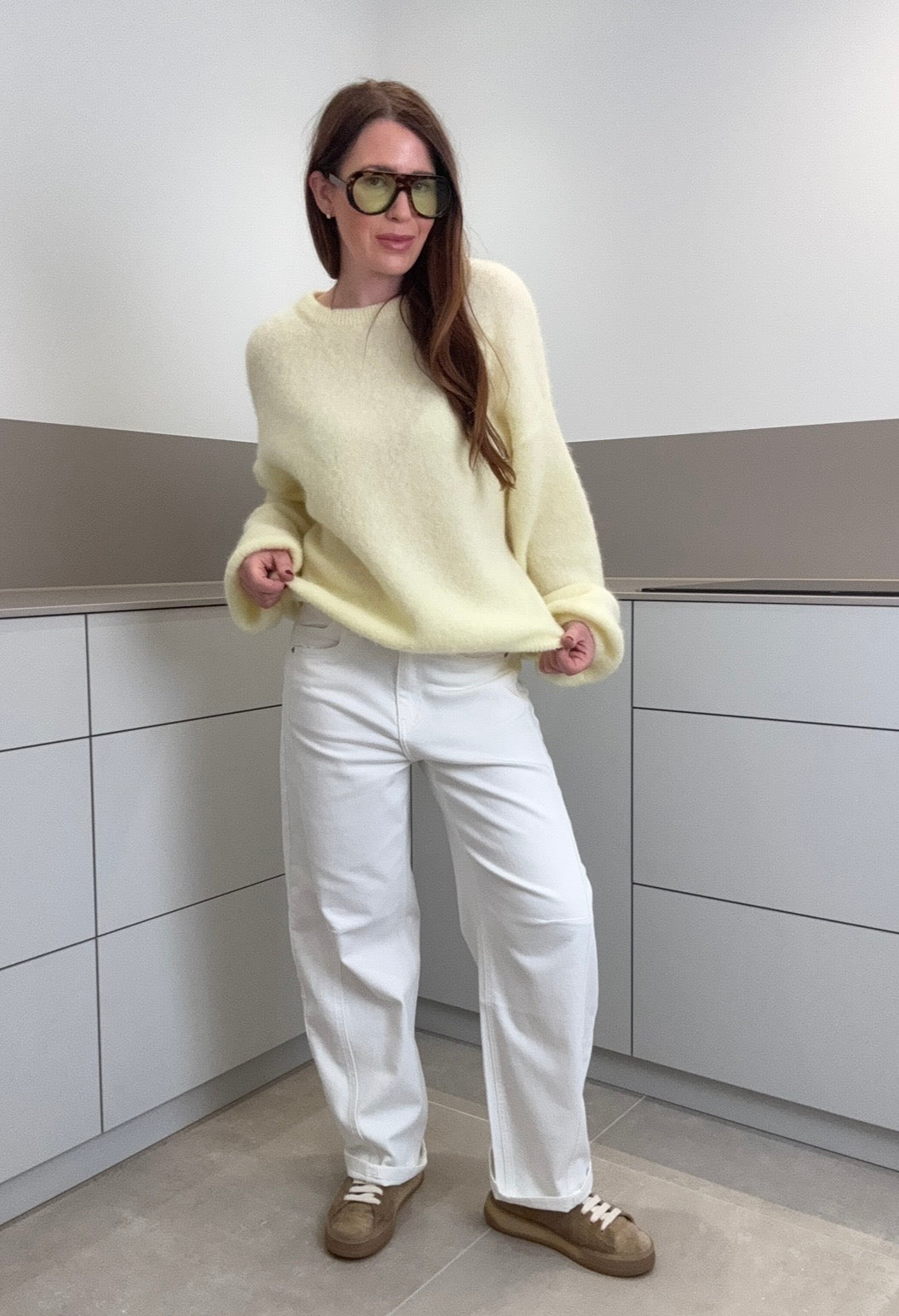 Alpaka Pullover - Gelb