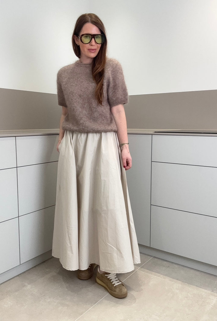 Super Kid Mohair Shirt Beige - Limitiert