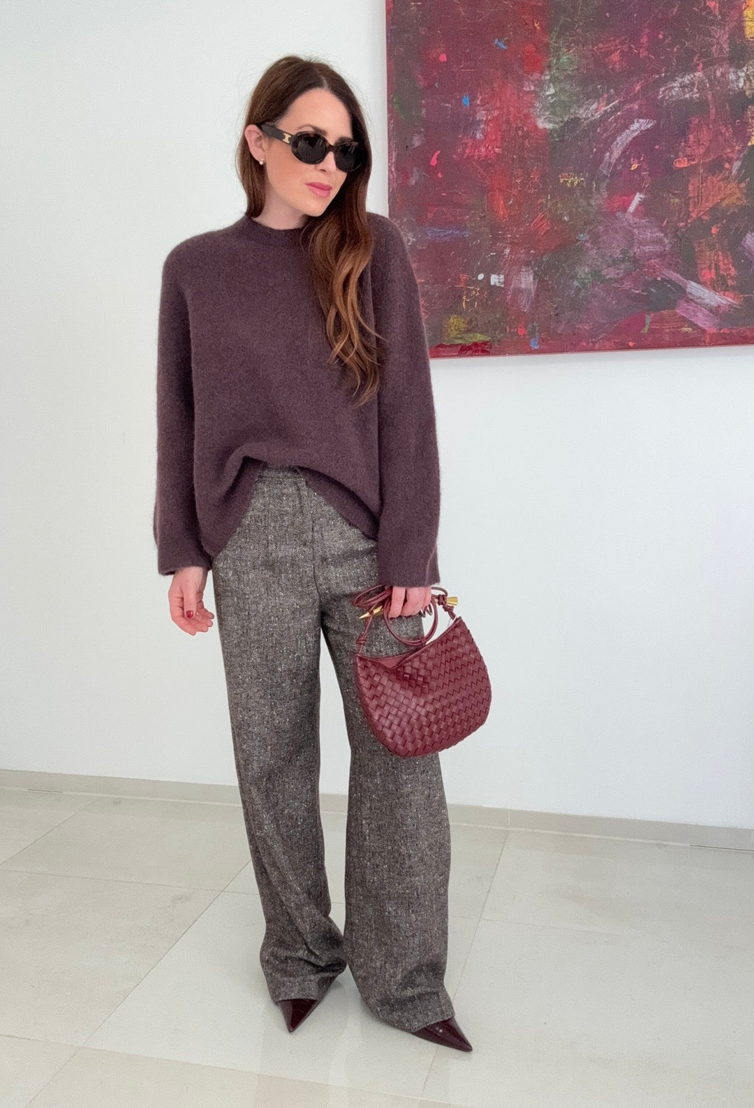 Baby-Alpaka-Pullover - Braun