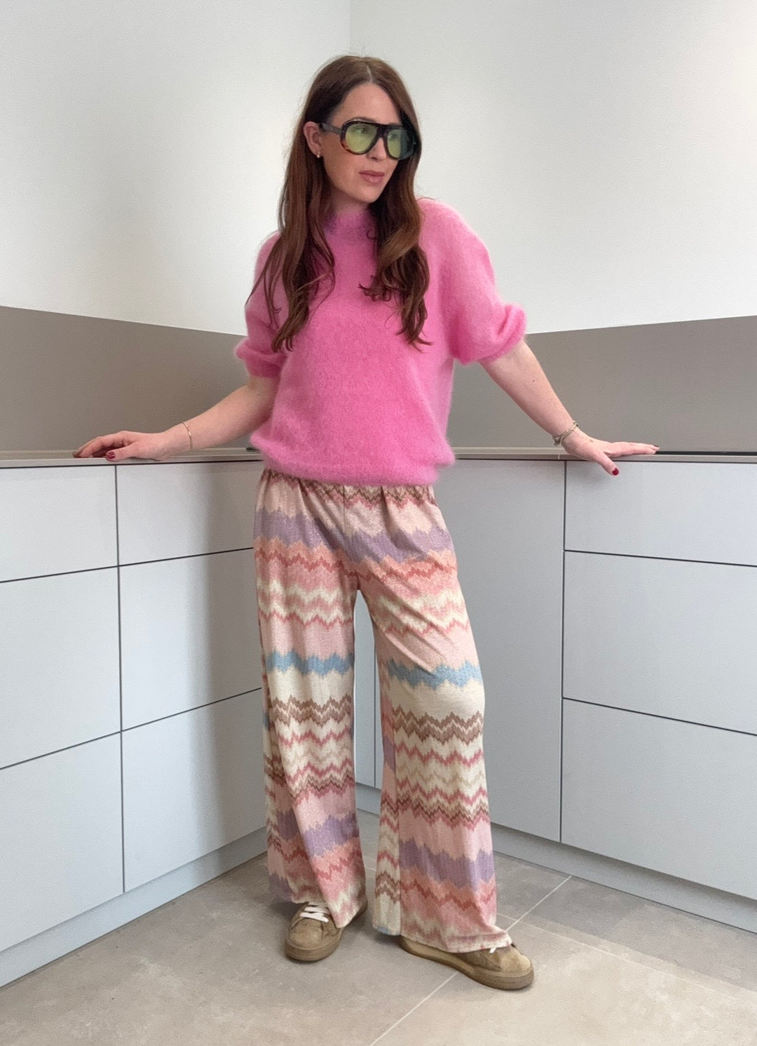 Luftige Hose mit Print