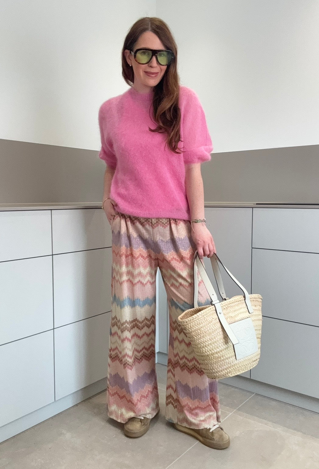 Luftige Hose mit Print