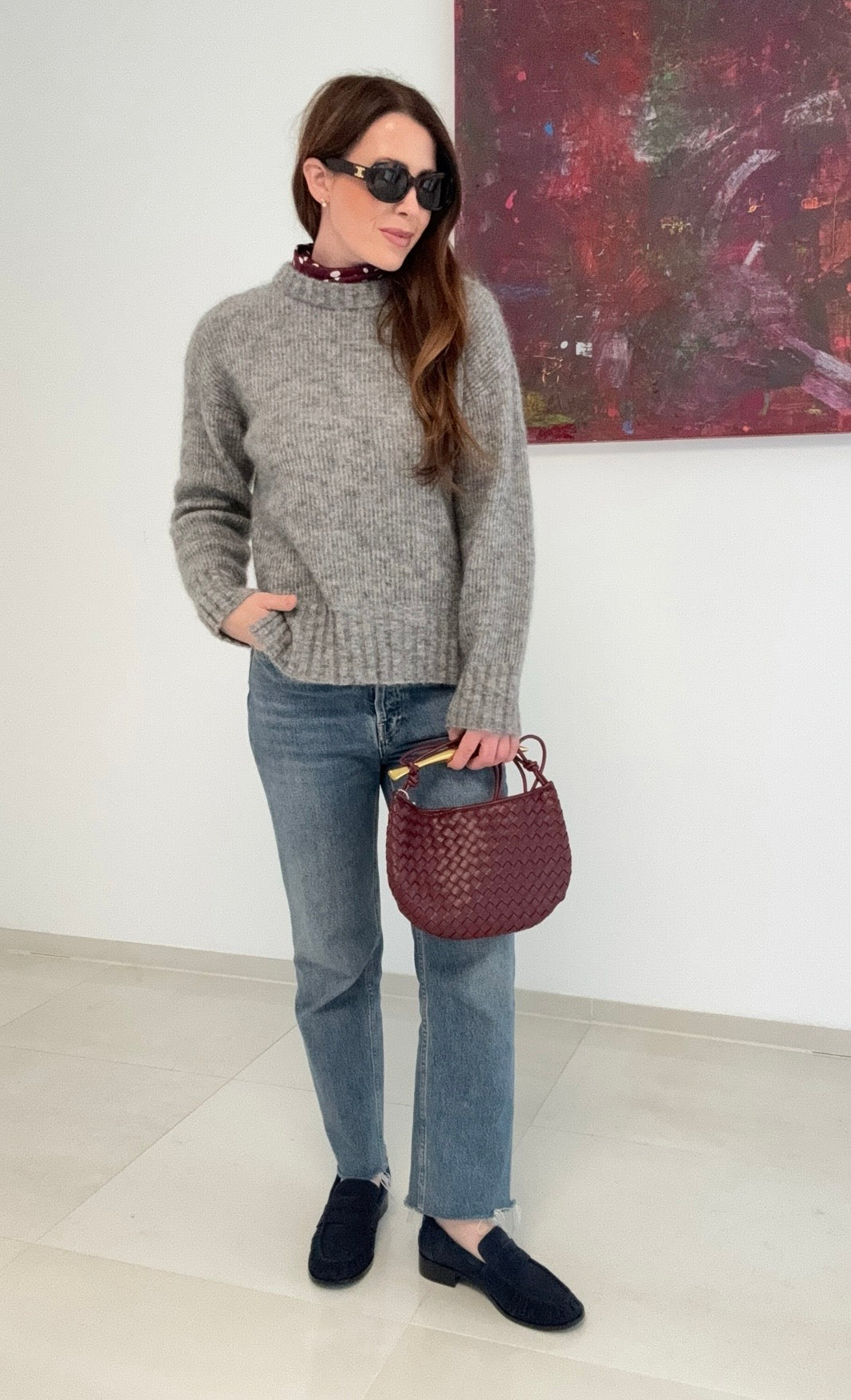 Pullover  - Grau
