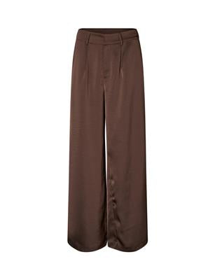 Satinhose - Schokobraun