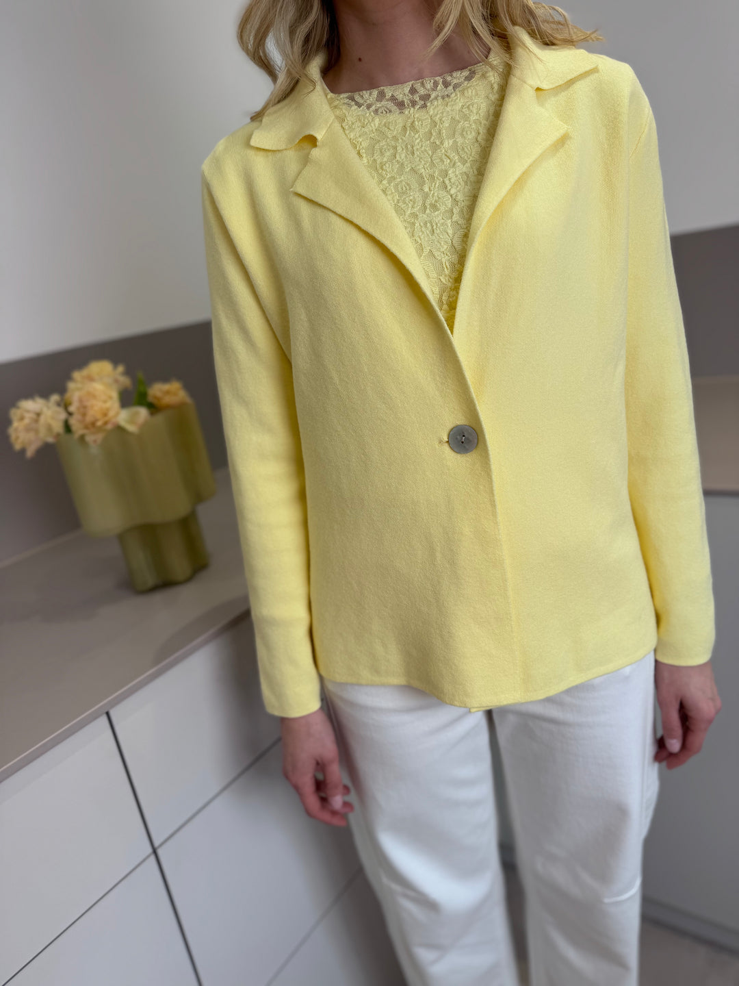 Softer Blazer - Gelb