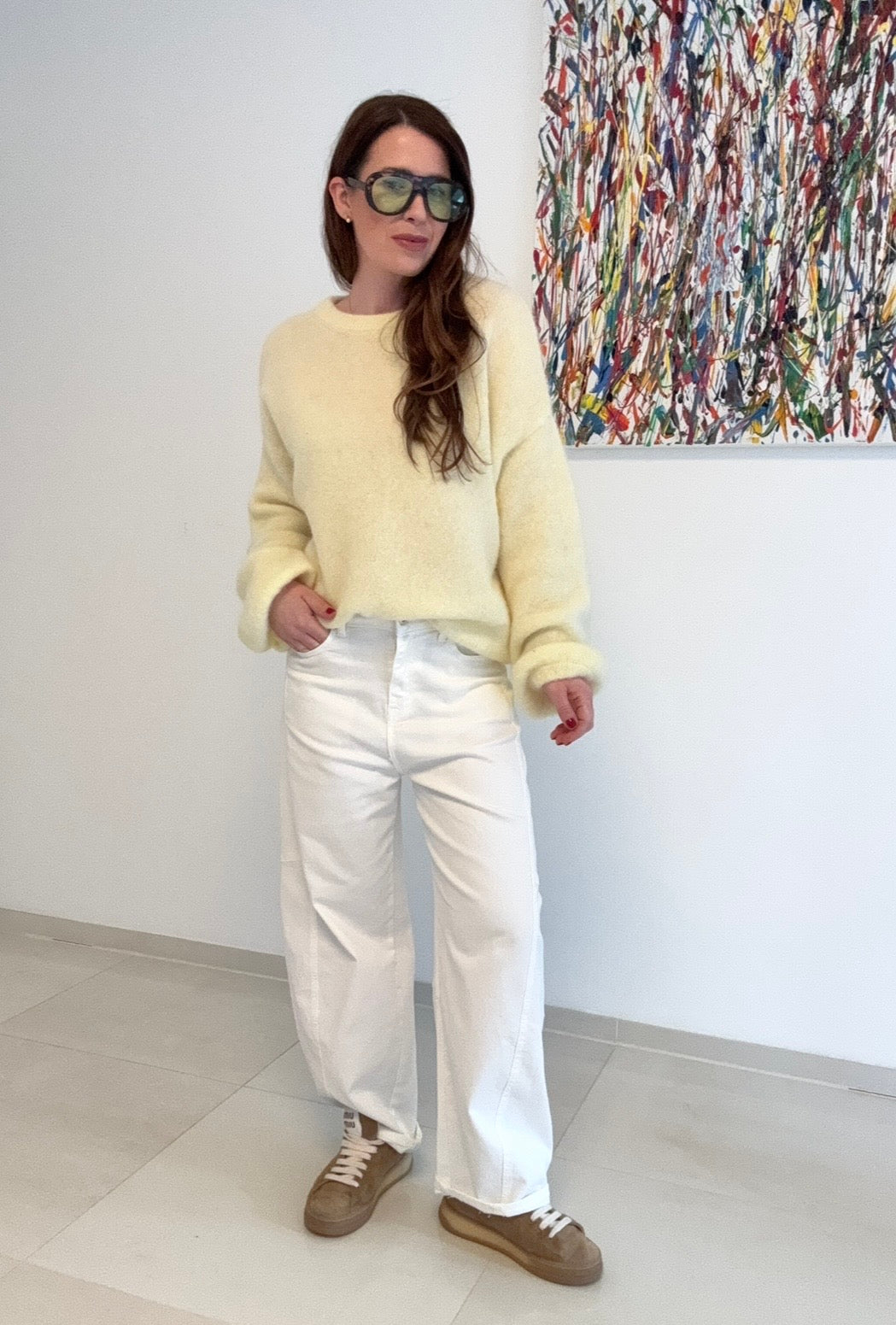 Alpaka Pullover - Gelb