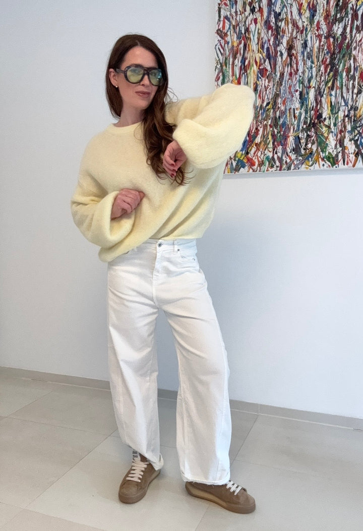 Alpaka Pullover - Gelb