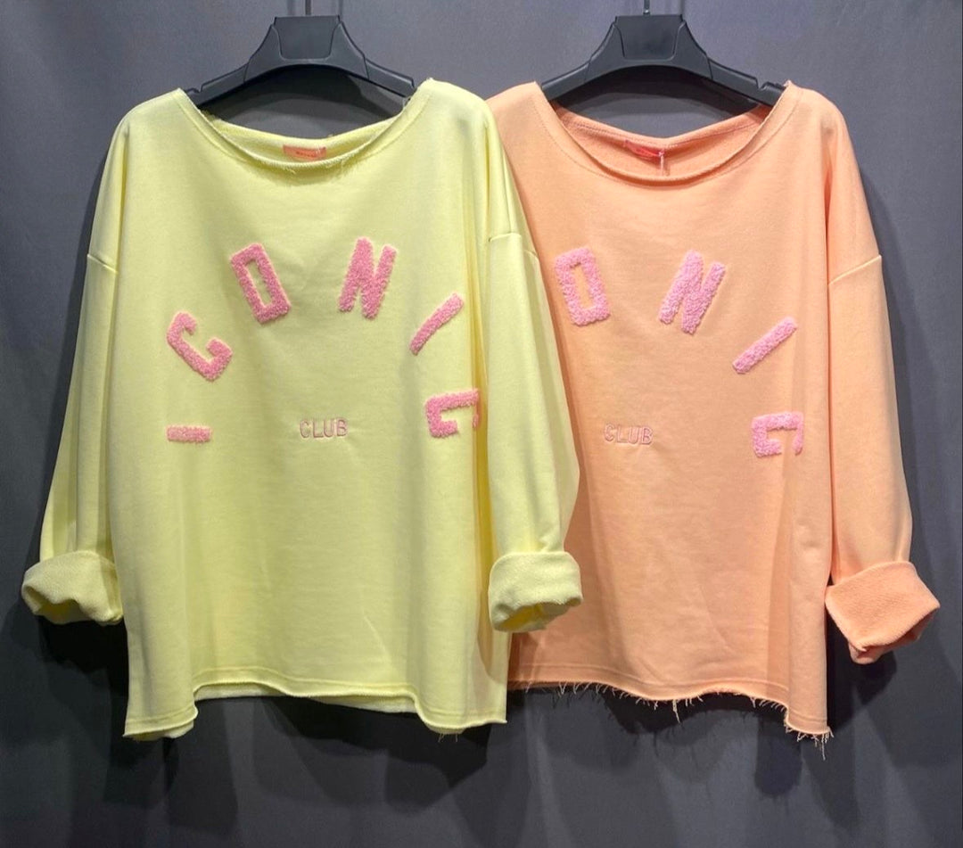 Sweater - Gelb & Orange